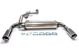 Jetex Performance Exhaust System Volvo V50 Turbo T5 2WD 04+ 2.50"/63.50mm Half System Stainless Steel (T300 series) Round 100mm L+R