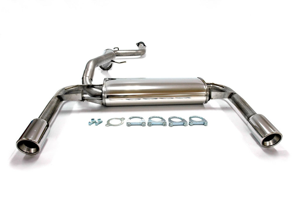 Jetex Performance Exhaust System Volvo C70 Turbo (2nd Gen) Turbo T5 (Hardtop) 06+ 2.50"/63.50mm Half System Stainless Steel (T300 series) Round 100mm L+R