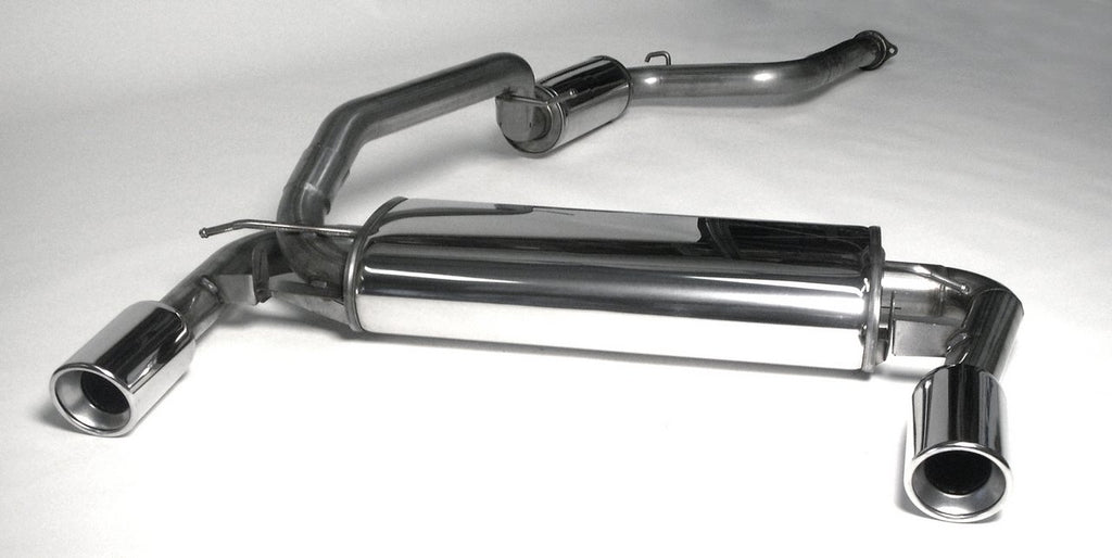 Jetex Performance Exhaust System Ford Focus ST 2.5L 225bhp 11/05+ 2.50"/63.50mm Half System Stainless Steel (T300 series) Round 100mm L+R