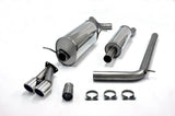 Jetex Performance Exhaust System Skoda Fabia (5J) vRS (2010+) 1.4L TSi 180bhp 10+ 2.50"/63.50mm Half System Stainless Steel (T300 series) Resonated Twin Round 80mm