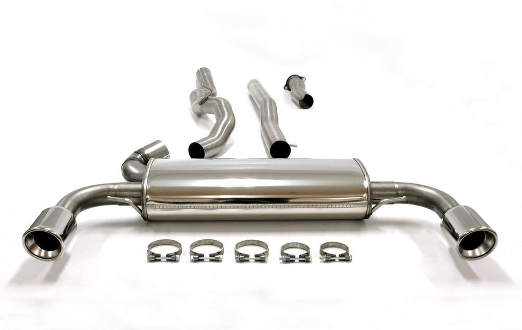 Jetex Performance Exhaust System Volvo S60 II 2WD Turbo (10+) 2.0T/T3/T4/T5/T6 10+ 3.00"/76.50mm - 2.50"/63.50mm Half System Stainless Steel (T300 series) Round 100mm L+R