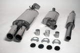 Jetex Performance Exhaust System Volkswagen Golf Mk2 8V All 8V Models 9/83-92 2.00"/50.80mm Half System Stainless Steel (T300 series) Twin Round 80mm