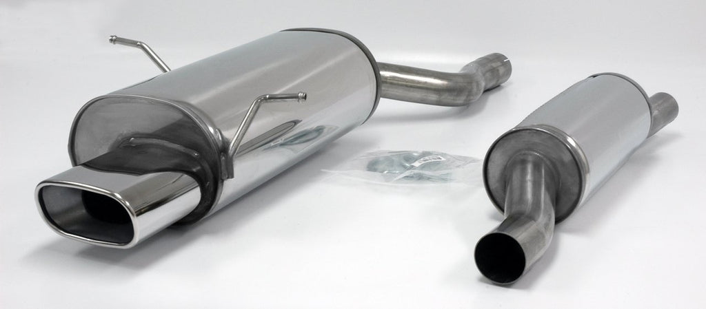 Jetex Performance Exhaust System BMW 318i E46 Saloon/Touring/Coupe 98-05 2.50"/63.50mm Half System Stainless Steel (T300 series) Oval 85/150mm