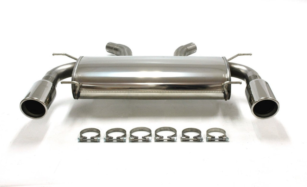 Jetex Performance Exhaust System BMW 335i E90 Saloon Bi Turbo 06+ 2.75"/70.00mm Back Box Stainless Steel (T300 series) Round 100mm L+R
