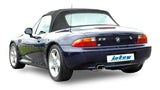 Jetex Performance Exhaust System BMW Z3 1.9 16V 94+ 2.50"/63.50mm Half System Stainless Steel (T300 series) Oval 85/150mm