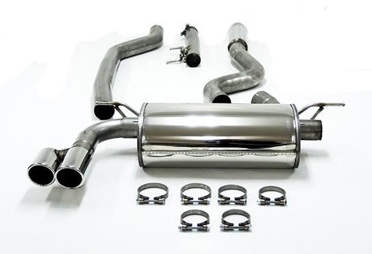 Jetex Performance Exhaust System BMW 420i/428i F32/F33/F36 2.0L Turbo 135kW/181bhp / 180kW/241bhp up to 6/'15 3.00"/76.50mm - 2.50"/63.50mm Half System Stainless Steel (T300 series) Twin Round 80mm