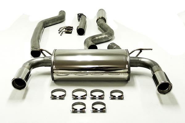 Jetex Performance Exhaust System BMW 320i F34 GT 2.0T 135kW/181bhp (including xDrive) up to 6/'15 3.00"/76.50mm - 2.50"/63.50mm Half System Stainless Steel (T300 series) Round 100mm L+R