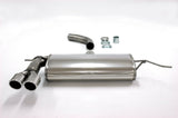 Jetex Performance Exhaust System Volkswagen Golf Mk6 1.4TSi 1.4TSI 09+ 3.00"/76.50mm - 2.50"/63.50mm Back Box Stainless Steel (T300 series) Twin Round 80mm