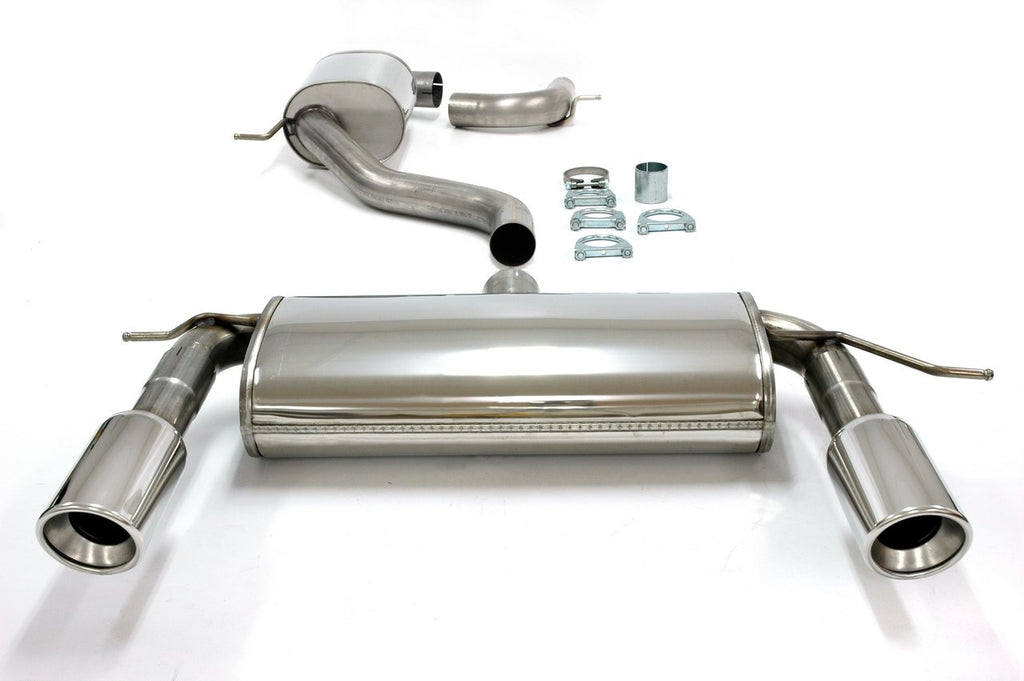 Jetex Performance Exhaust System Volkswagen Golf Mk6 1.4TSi 1.4TSI 09+ 3.00"/76.50mm Half System Stainless Steel (T300 series) Resonated Round 100mm L+R