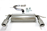 Jetex Performance Exhaust System Volkswagen Golf Mk6 1.4TSi 1.4TSI 09+ 3.00"/76.50mm Half System Stainless Steel (T300 series) Non-Resonated Round 100mm L+R