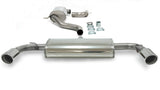 Jetex Performance Exhaust System Volkswagen Golf Mk6 GTi 2.0L TSI 210bhp 4/09+ 3.00"/76.50mm - 2.50"/63.50mm Half System Stainless Steel (T300 series) Resonated Round 100mm L+R