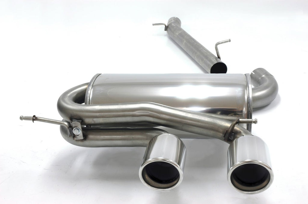 Jetex Performance Exhaust System Volkswagen Golf Mk6 R 2.0L TSI 270bhp 11/09+ 3.00"/76.50mm Half System Stainless Steel (T300 series) Round 100mm L+R