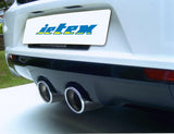 Jetex Performance Exhaust System Volkswagen Golf Mk6 R 2.0L TSI 270bhp 11/09+ 3.00"/76.50mm Half System Stainless Steel (T300 series) Round 100mm L+R