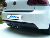 Jetex Performance Exhaust System Volkswagen Golf Mk6 R 2.0L TSI 270bhp 11/09+ 3.00"/76.50mm Half System Stainless Steel (T300 series) Round 100mm L+R