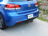 Jetex Performance Exhaust System Volkswagen Golf Mk6 R 2.0L TSI 270bhp 11/09+ 3.00"/76.50mm Half System Stainless Steel (T300 series) Round 100mm L+R