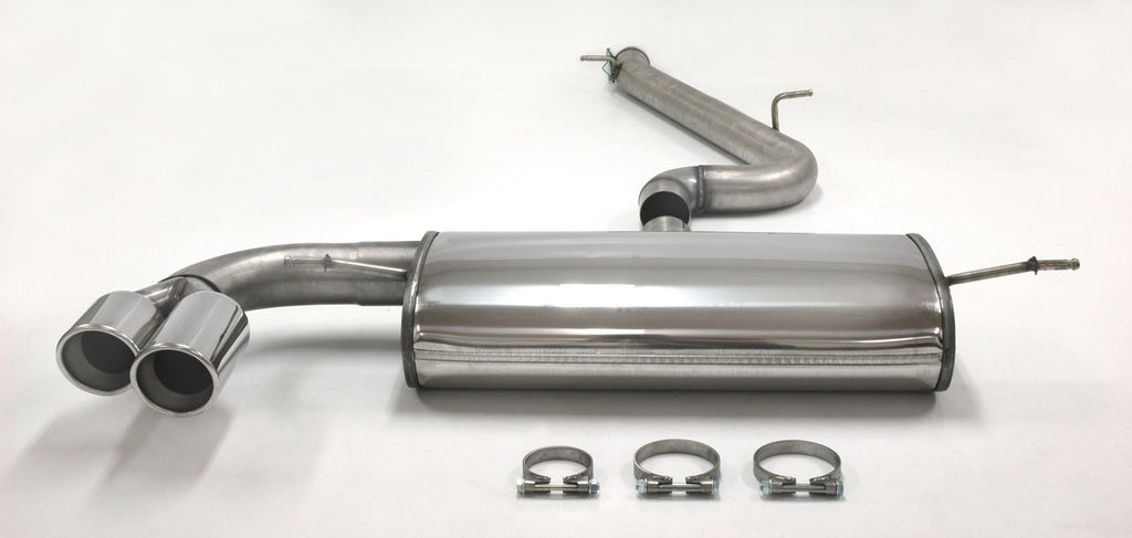 Jetex Performance Exhaust System Audi TT (8J) Quattro (06+) Roadster/Coupe 4WD 2.0 Turbo 200bhp 06+ 3.00"/76.50mm Half System Stainless Steel (T300 series) Twin Round 90mm