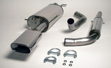 Jetex Performance Exhaust System Skoda Octavia (1U) vRS (02-04) Saloon 1.8i Turbo RS 2002-04 2.50"/63.50mm Half System Stainless Steel (T300 series) Resonated Oval 85/150mm