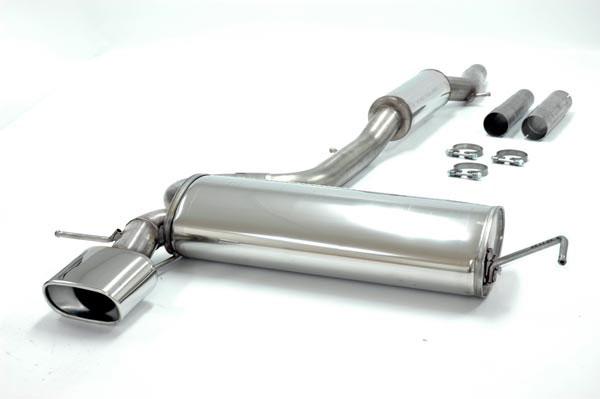 Jetex Performance Exhaust System Volkswagen Golf Mk4 V6 4Motion 2.8 VR6 2.75"/70.00mm Half System Stainless Steel (T300 series) Resonated Oval 85/150mm