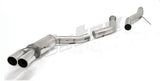 Jetex Performance Exhaust System Audi A4 (B8) Diesel Turbo 2WD/Quattro (08+) 2.0TDI 08+ 2.75"/70.00mm Half System Stainless Steel (T300 series) Twin Round 80mm