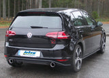 Jetex Performance Exhaust System Volkswagen Golf Mk7 GTi 2.0L 220/230bhp 4/13+ 3.00"/76.50mm Half System Stainless Steel (T300 series) Resonated Round 100mm L+R