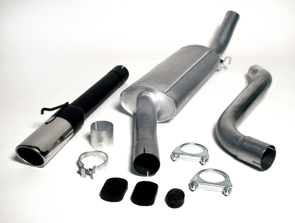 Jetex Performance Exhaust System Saab 900 Turbo (CAT models) 87-93 2.50"/63.50mm Half System Aluminised Steel Oval 70/90mm