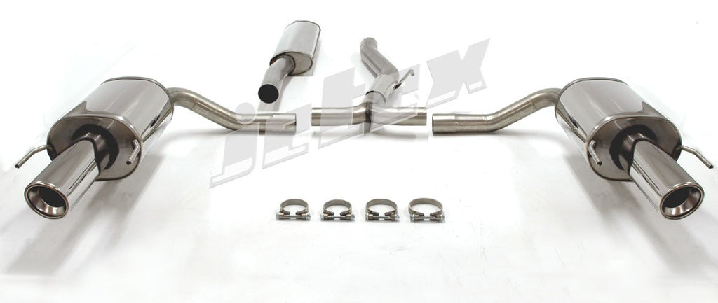 Jetex Performance Exhaust System Saab 93X 2.0T XWD Sports Estate 09+ 2.75"/70.00mm - 2.25"/57.00mm Half System Stainless Steel (T300 series) Round 100mm L+R