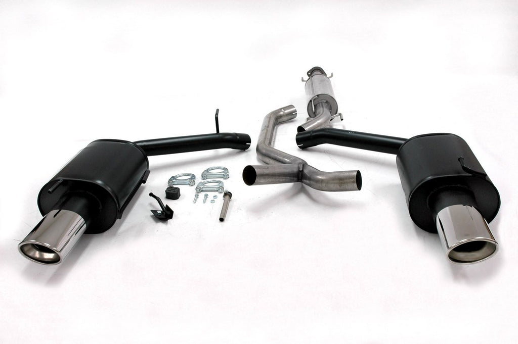 Jetex Performance Exhaust System Saab 95 Aero Turbo Saloon/Estate 04+ 2.50"/63.50mm Half System Stainless Steel (T400 series) Oval 90/120mm L+R