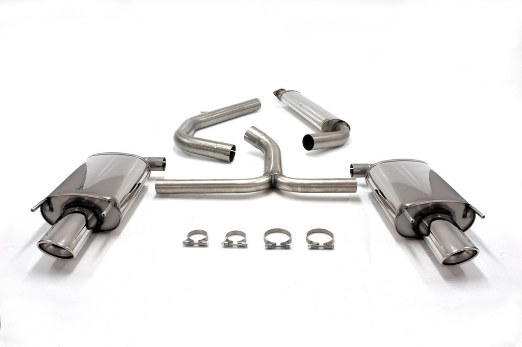 Jetex Performance Exhaust System Vauxhall Insignia Petrol 2WD 4/5 Doors 2WD 1.6T/2.0T/2.8T 09+ 3.00"/76.50mm - 2.13"/54.00mm Half System Stainless Steel (T300 series) Oval 90/120mm L+R