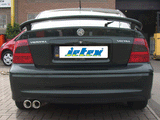 Jetex Performance Exhaust System Vauxhall Vectra B (94-02) 1.6 8V/1.6/1.8/2.0 16V/2.2 16V Saloon/Estate 10/94-02 2.50"/63.50mm Half System Aluminised Steel Twin Round 80mm
