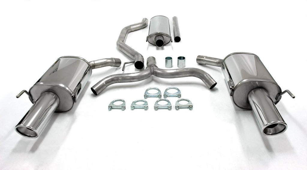 Jetex Performance Exhaust System Vauxhall Vectra C (02+) Saloon 1.8/2.0/2.2/3.2/1.9DTI/2.0DTI/2.2DTI/3.0DTI 02+ 2.50"/63.50mm - 2.00"/50.80mm Half System Stainless Steel (T300 series) Round 100mm L+R