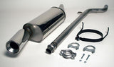 Jetex Performance Exhaust System Citroen Saxo VTR/VTS 2/96-00 2.00"/50.80mm Half System Stainless Steel (T300 series) Round 100mm