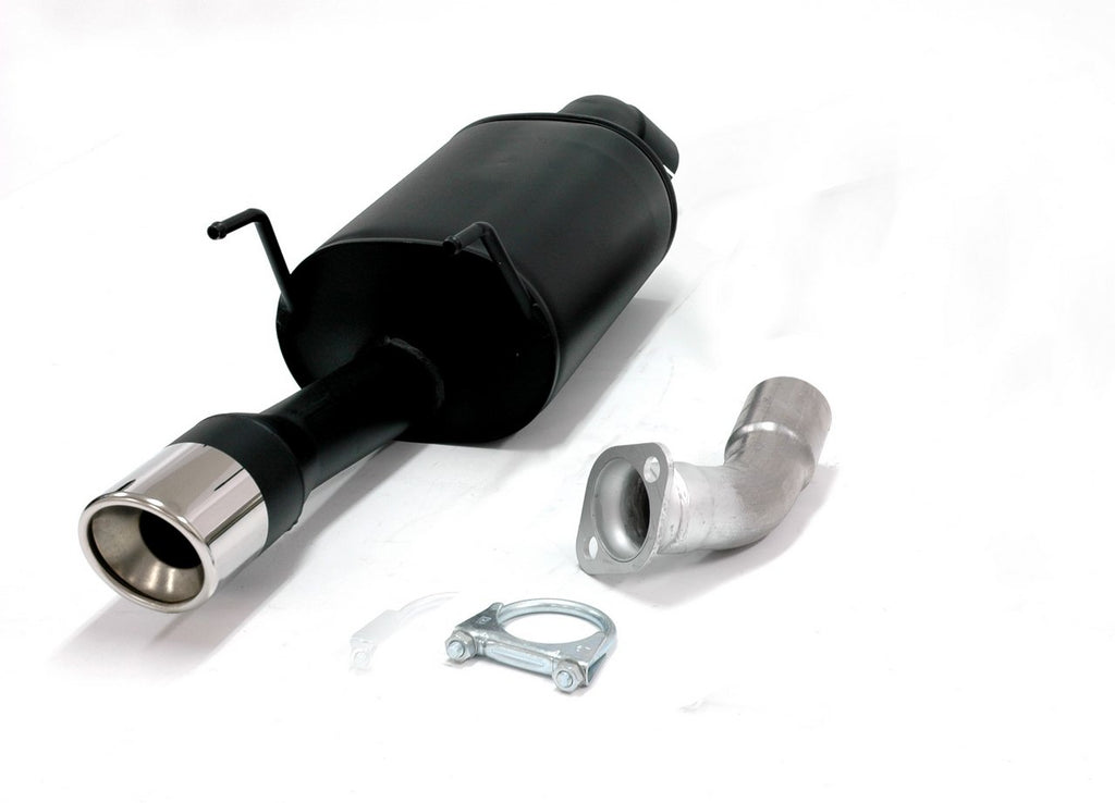 Jetex Performance Exhaust System Honda Civic Saloon/Coupe (92-00) Saloon/Coupe 1.3/1.4/1.5/VTEC/1.6/ESI/VTI 92-00 2.50"/63.50mm Back Box Stainless Steel (T400 series) Round 100mm
