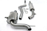 Jetex Performance Exhaust System Renault Megane RS 2.0L 16V 250bhp 12/09+ 3.00"/76.50mm Half System Stainless Steel (T300 series) Uses OE Tailpipe