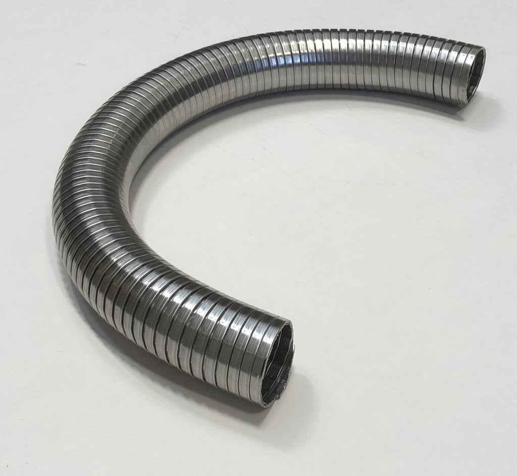 Jetex Custom Flexible Polylock Exhaust Tubing 1.50"/38.10mm L=500.00mm Stainless Steel