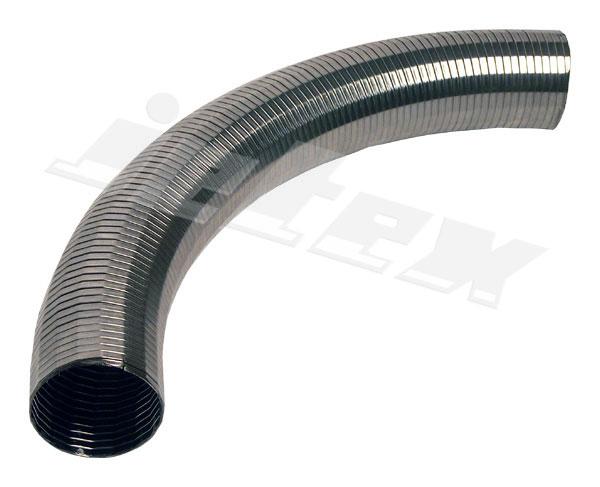 Jetex Custom Flexible Polylock Exhaust Tubing 2.50"/63.50mm L=500.00mm Stainless Steel