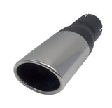Jetex Custom Oval Exhaust Tailpipe 2.50"/63.50mm 70.00mm/90.00mm L=260.00mm Stainless Steel