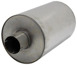Jetex Custom Round Exhaust Silencer Box 4.00"/101.60mm 4.00"/101.60mm H=300.00mm W=300.00mm L=280.00mm 17.02L Stainless Steel