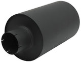 Jetex Custom Round Exhaust Silencer Box 5.00"/125.00mm 5.00"/125.00mm H=300.00mm W=300.00mm L=240.00mm 15.72L Aluminised Steel