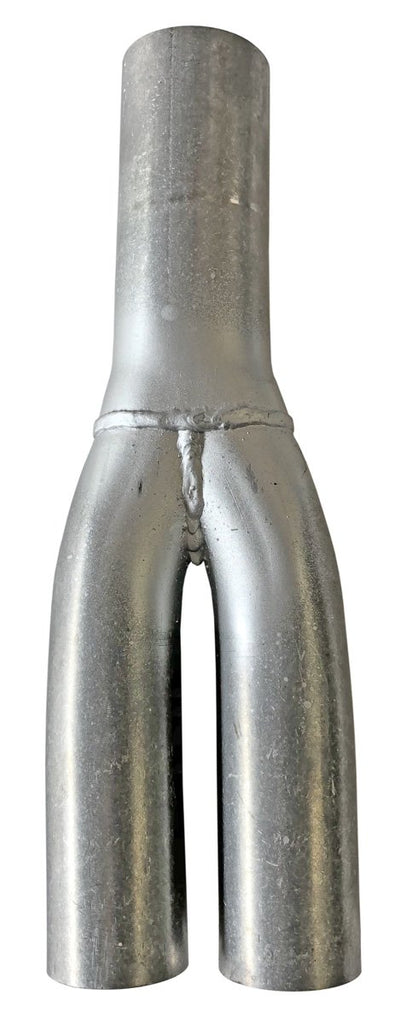 Jetex Custom Exhaust Y-Pipe 2.25"/57.00mm 1.75"/44.45mm (x2) Mild Steel