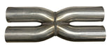 Jetex Custom Exhaust X-Pipe 2.50"/63.50mm (x2) 2.50"/63.50mm (x2) Stainless Steel