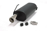 Jetex Performance Exhaust System Peugeot 206 XR/XT 1.1/1.4/1.6 98+ N/A Back Box Stainless Steel (T400 series) Round 90mm