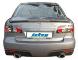 Jetex Performance Exhaust System Mazda 6 MPS AWD 2.3 Turbo 260bhp 1/06-8/07 3.00"/76.50mm Half System Stainless Steel (T300 series) Oval 90/120mm L+R