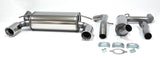 Jetex Performance Exhaust System Volvo C30 Turbo (pre-facelift) (pre-facelift), Turbo T5 up to 2009 2.50"/63.50mm Half System Stainless Steel (T300 series) Round 100mm L+R