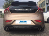 Jetex Performance Exhaust System Volvo V40 2013+ 5cyl T4/T5 2WD (and Cross Country/R Design) 2013-15 2.50"/63.50mm Half System Stainless Steel (T300 series) Round 100mm L+R