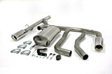 Jetex Performance Exhaust System Volvo V70 Turbo 2WD 2WD 97-99 2.50"/63.50mm Half System Stainless Steel (T300 series) Round 100mm L+R