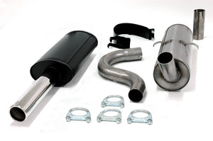 Jetex Performance Exhaust System Volvo 940 Turbo Saloon/Estate 91+ 2.50"/63.50mm Half System Stainless Steel (T400 series) Round 80mm