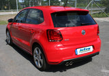 Jetex Performance Exhaust System Volkswagen Polo GTi 6R 1.4 180bhp 6/10-5/14 2.50"/63.50mm Half System Stainless Steel (T300 series) Resonated Twin Round 80mm