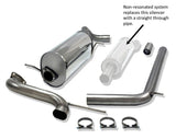 Jetex Performance Exhaust System Seat Ibiza (6J) Cupra (09+) 1.4TSI 09+ 2.50"/63.50mm Half System Stainless Steel (T300 series) Non-Resonated Uses OE Tailpipe