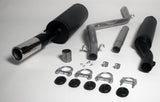 Jetex Performance Exhaust System Volkswagen Scirocco Mk1 74-83 2.00"/50.80mm Half System Aluminised Steel Round 80mm