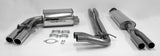 Jetex Performance Exhaust System Volvo S60 R Turbo (03-07) 2.5T 300bhp 2003-07 2.50"/63.50mm - 2.00"/50.80mm Half System Stainless Steel (T300 series) Resonated Twin Round 70mm